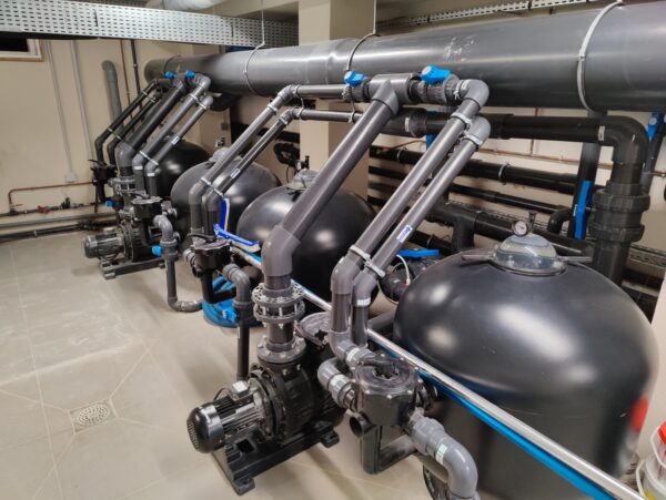 Local technique, machine de filtration